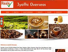 Tablet Screenshot of jyothioverseas.com